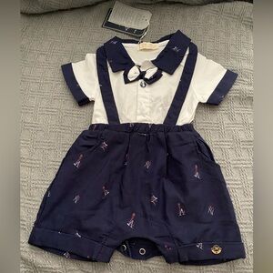 NWT T.B.B Kids Navy Blue Outfit